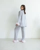 Пижамный костюм-тройка "Volan" (бра+рубашка+штаны) Серый L-XL - изображение 6