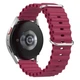 Ремінець для Zepp E - темно-червоний / ширина кріплення 20мм / силікон / Watchbands Hump (W37-6WB57073268) - зображення 1
