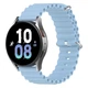 Ремешок для Zepp E - голубой / ширина крепления 20мм / силикон / Watchbands Hump (W37-4WB88111936) - изображение 2