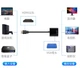 Кабель-переходник HDMI -> VGA конвертер адаптер с аудио 3.5 мм и питанием USB со звуком для Т2 тюнера HDMI2VGA эмулятор монитора (561324018) Черный - изображение 6