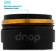 Водосберегающий аэратор DROP CL24-BL для смесителя - Экономия 58%, наружная М 24 мм, черный - изображение 5