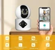 Миникамера IP Besder R11 4Мп WiFi 2 объектива датчик движения ночная запись вращение звук - изображение 2