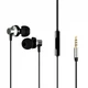 Наушники вакуумные Remax RM-512 3.5 Jack с микрофоном черные Black - изображение 1
