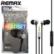 Наушники вакуумные Remax RM-512 3.5 Jack с микрофоном черные Black - изображение 2