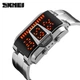Мужские оригинальные часы SKMEI 1179 Серебристые - изображение 6
