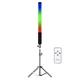 Лампа LED RGB акумуляторна Stick Lamp H1 зі штативом 2М Stick Lamp H1 |50cm, 4000mAh, 20Вт| студійне світло Black - зображення 1