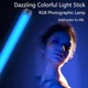 Лампа LED RGB аккумуляторная Stick Lamp H1 |50cm, 4000mAh, 20Вт| студийный свет Black - изображение 4