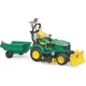 Спецтехника Bruder садовый трактор John Deere с прицепом и фигуркой садовода (62104) - изображение 4