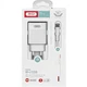 Сетевое зарядное устройство СЗУ XO XO-L72(EU) 18W 3 USB 3A с кабелем USB-Type-C White/Белый - изображение 4