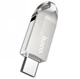 2-в-1 флешка Hoco&nbsp;UD8&nbsp;32GB Type-C и USB 3.0 серебристая - изображение 2