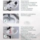 Вантуз прочищення труб A-Plus High plunger для унітазу та раковини, потужний пневматичний Рожевий - зображення 6
