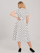 Плаття на запах жіноче Look Made With Love N20 Polka Dots M Чорний/Білий (5903999311414) - зображення 4