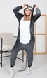 Піжама кігурумі Kigurumi Жіноча Лемур Сірий розмір S 145-155 см (105541) - зображення 1