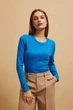 Жіночий лонгслів MOODO 4216 XXL блакитний - изображение 1