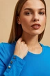 Жіночий лонгслів MOODO 4216 XXL блакитний - изображение 2