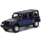 Модель машинки Jeep Wrangler Unlimited Rubicon The black 1:32 - зображення 6