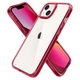 Чохол прозорий протиударний Spigen Hybrid Crystal для Iphone 13 (6.1") Red Crystal - зображення 4