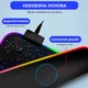 Ігрова поверхня T-Wolf TW-5 RGB (350 x 240 мм) Black (MS-TW-5) - зображення 4