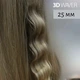 Плойка щипці для вкладання та завивки волосся потрійна для локонів професійна 25мм DSP 20174 125W - зображення 2
