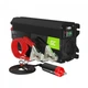Автомобільний інвертор з 24В на 220В Green Cell Pro 500W/1000W з USB (INVGC04) - зображення 1