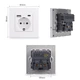 Розетка Coswall USB и Type-C портами для зарядки белая - изображение 2
