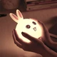 Силиконовый лампа ночника в форме кролика, креативный 3DTOYSLAMP - изображение 4