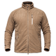 Кофта тактическая Pave Hawk PLY-5 L Sand Khaki на молнии - изображение 1