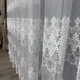 Молочный фатиновый тюль №80245 TG Home с густой вышивкой - изображение 3