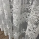 Молочный фатиновый тюль №80460 TG Home с густой вышивкой - изображение 4