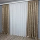 Шикарные готовые шторы Листья TG Home из жаккардовой ткани Золото - изображение 2