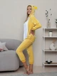 Пижама Кигуруми My Kigu Женская Мишка Тедди Рилаккума Желтый Размер S 145-155 см (104441) - изображение 2