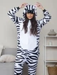 Пижама Кигуруми My Kigu Женская Зебра Черно-белый Размер S 145-155 см (104341) - изображение 7