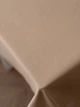 Водоотталкивающая скатерть на стол TouchableLinen 1 шт 150 см x 250 см Темно бежевий Хлопок с тефлоновым покрытием - изображение 3