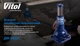 Домкрат механический бутылочный Vitol 2 т 180-385 мм 4 кг (ДМ-3852Т ST-107B) - изображение 2