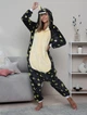 Піжама Кігурумі My Kigu Жіноча Єдиноріг Місячний Чорний Розмір M 155-165 см (107341) - зображення 4