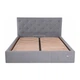 Ліжко BristolDesign Rosto Comfort з нішею для білизни 180x200 сірий - зображення 3