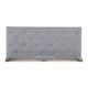 Ліжко BristolDesign Rosto Comfort з нішею для білизни 180x200 сірий - зображення 6