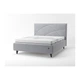 Ліжко NettaDesign Eco Lounge VIP з додатковою металевою цільнозварною рамою на ніжках 180x200 світло-сірий - зображення 1
