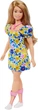 Кукла Барби Модница с синдромом Дауна в платье в цветочек Barbie Fashionistas Down Syndrome Floral Dress 208 (HJT05) - изображение 1