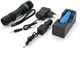 Фонарь ручной Watton WT-037 1 LED Cree Q5 3W 3 режима Zoom 18650/2800 mAh IP44 СЗУ (YT29257) - изображение 2