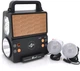 Фонарь переносной Kensa FP-05-W-S-L+Solar+FM+MP3+Bluetooth+AUX 2х18650 (YT28996) - изображение 7