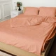 Пододеяльник Ранфорс Pink coral 145*210 см Коралловый - изображение 5
