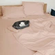 Пододеяльник Поплин Cream beige 220*240 см Бежевый - изображение 3