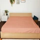Простынь без резинки Ранфорс Pink coral 200*220 см Коралловый - изображение 1