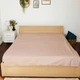 Простынь без резинки Поплин Cream beige 235*260 см Бежевый - изображение 1