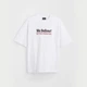 Футболка хлопковая длинная мужская H&M 1034065_пица L Белая (KZ2000001426326) - изображение 1