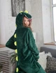 Пижама Кигуруми My Kigu Женская Дракон Динозавр Зеленый Размер M 155-165 см (102341) - изображение 3
