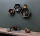 Комплект дерев'яних полиць . Шестигранні полиці натуральне дерево Wood Mosaic Ash Hexagon Shelfes 40x34,5x11 см (WM-NS-40x34,5x11) - изображение 6