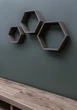 Комплект дерев'яних полиць . Шестигранні полиці натуральне дерево Wood Mosaic Ash Hexagon Shelfes 40x34,5x11 см (WM-NS-40x34,5x11) - изображение 7