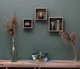 Полиці сет із 3. Квадратні полиці натуральне дерево Wood Mosaic Natural Сube Shelfes 30x30x11 см Cвітлий (WM-СNS-30x30x11) - изображение 5